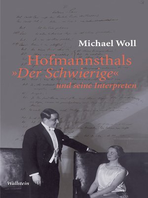 cover image of Hofmannsthals "Der Schwierige" und seine Interpreten